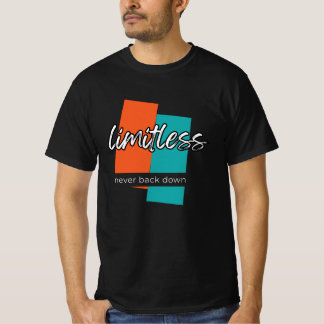 限界なき前進 モチベーション Tシャツ