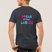 限界なき夢 トライブレンドTシャツ (裏面)