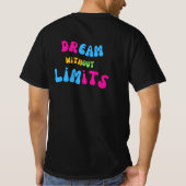 限界なき夢 Tシャツ (裏面)