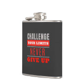 限界に挑戦し与えて引用文 フラスク (左)