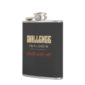 限界に挑戦し与えて引用文 フラスク (左)