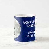 限界に挑戦するやる気を起こさせる引用文 コーヒーマグカップ (中央)