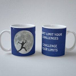限界に挑戦するやる気を起こさせる引用文 コーヒーマグカップ