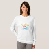 限界に挑戦する Tシャツ (正面フル)