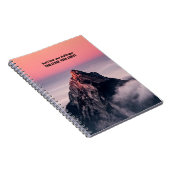 限界に挑戦 – ノートブやる気を起こさせるック ノートブック (右側)