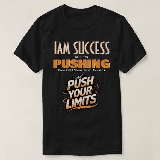 限界に挑戦 Tシャツ (デザイン正面)