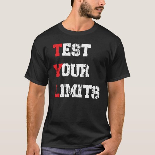 限界に挑戦 Tシャツ (正面)