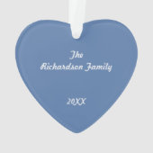 限界に達された弓日付がついたパーソナライズ オーナメント (裏面)