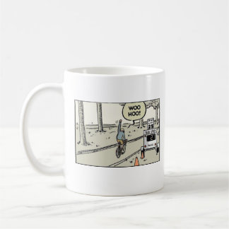 限界のマグを押す生きている生命 コーヒーマグカップ