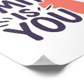 限界の強さやる気を起こさせる ポスター (角)