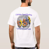 限界の破壊者のティー Tシャツ (裏面)