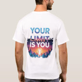 限界はあなた。 Tシャツ (裏面)