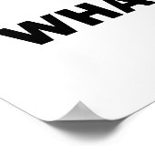 限界は?リミット機能ギークユーモア ポスター (角)