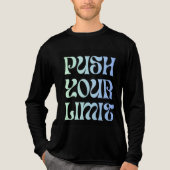 限界を押し上げる ロングスリーブシャツ トライブレンドTシャツ (正面)
