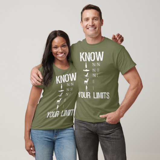 限界を知っおもしろいて Tシャツ (ユニセックス)