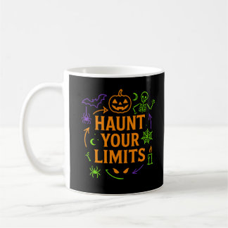限界を脅かせ ネオン ハロウィン コーヒーマグカップ