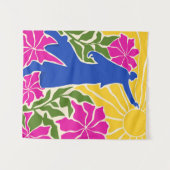 限界を超えて達する タペストリー (正面(横))