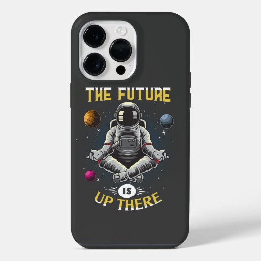限界を超えて：未来はあそこにある - 宇宙飛行士 iPhoneケース (裏面)