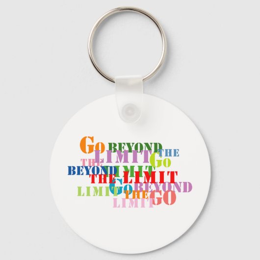 限界を超える キーホルダー (正面)