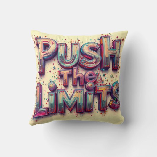 限界を超える クッション (裏面)