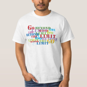 限界を超える Tシャツ