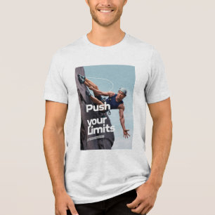 限界を超えろ。 トライブレンドTシャツ