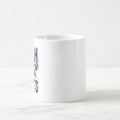 限界を超えろ ハイエナジージムモチベーションデザイン コーヒーマグカップ (中央)