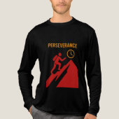 限界を超えろ – 勇気づけるモチベーショナルデザイン トライブレンドＴシャツ (正面)