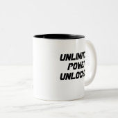 限界を超えろ、宇宙飛行士マグ、ギフトのアイデア ツートーンマグカップ (正面右)