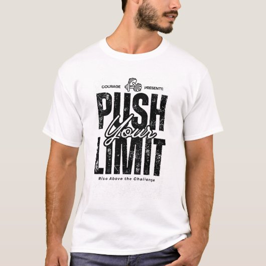 限界を超えろ Tシャツ (正面)