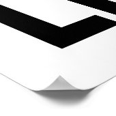 限界引用文ホワイトおやる気を起こさせる客様 ポスター (角)