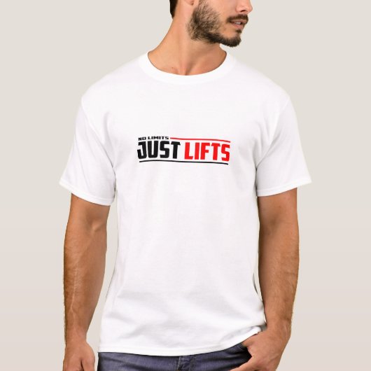 限界突破。リフトせよ。 - ジムTシャツ Tシャツ (正面)
