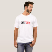 限界突破。リフトせよ。 - ジムTシャツ Tシャツ (正面フル)