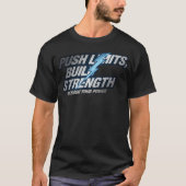 限界突破 筋肉強化 ジム Tシャツ (正面)