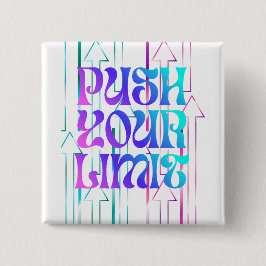 限界突破 缶バッジ
