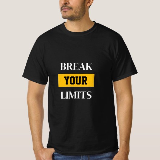 限界突破Tシャツ Tシャツ (正面)