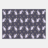 陛下うさぎギフトラッピング紙 ラッピングペーパーシート (正面)