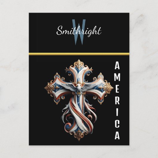 陛下お披露目：イーグルは十字架より上 ポストカード (正面)