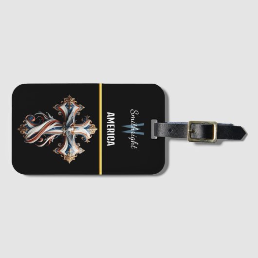 陛下お披露目:イーグルは十字架より上 ラゲッジタグ (正面横)