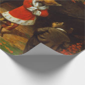 陛下が拝受される（ウィリアム・ホールブルック・ビアード） ラッピングペーパー (角)