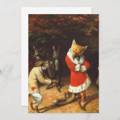 陛下にはウィリアム・ホルブルック・ヒゲを賜る 招待状 (正面/裏面)