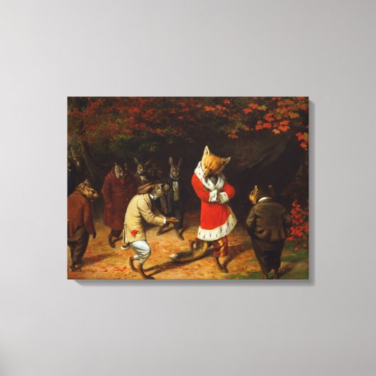 陛下（ウィリアム・ホルブルック・ヒゲより） キャンバスプリント (正面)