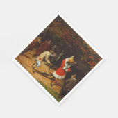 陛下（ウィリアム・ホルブルック・ヒゲより） スタンダードランチョンナプキン (角)