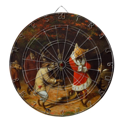 陛下（ウィリアム・ホルブルック・ヒゲより） ダーツボード (正面)