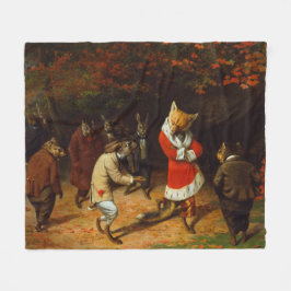 陛下（ウィリアム・ホルブルック・ヒゲより） フリースブランケット