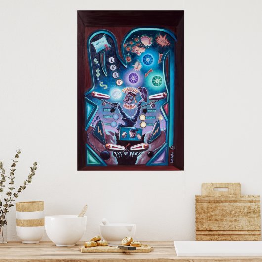 院生ピンボール ポスター (キッチン)