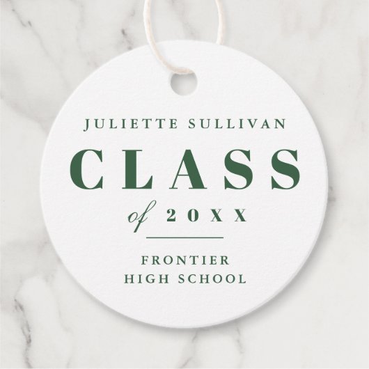 院長ミニマルの好意ラベル フェイバータグ (正面)