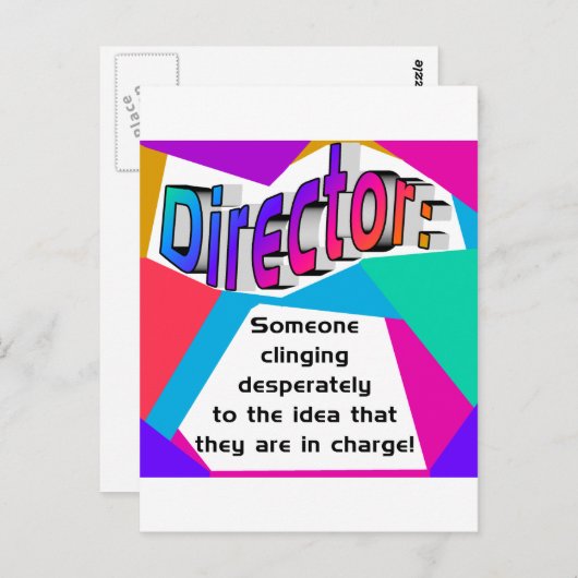 院長？ ポストカード (正面/裏面)