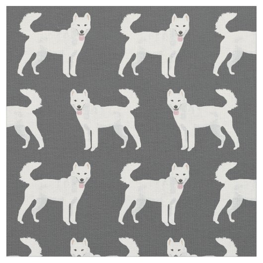 陣戸犬の暗炭 ファブリック (クローズアップ)