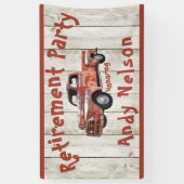 除おもしろい素朴外パーティーバナー 横断幕 (縦)